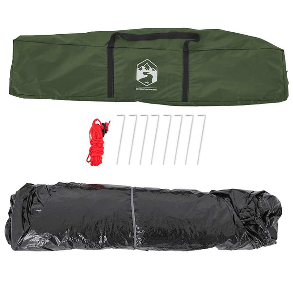 5-Personen Campingzelt Grün Quick Release