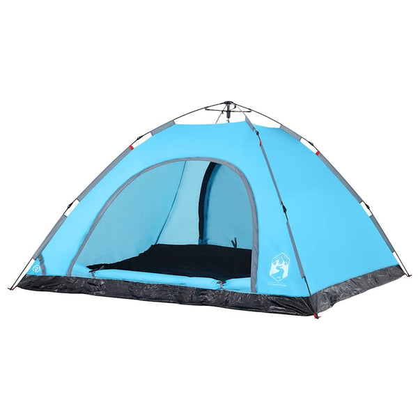 5-Personen Campingzelt Blau Quick Release