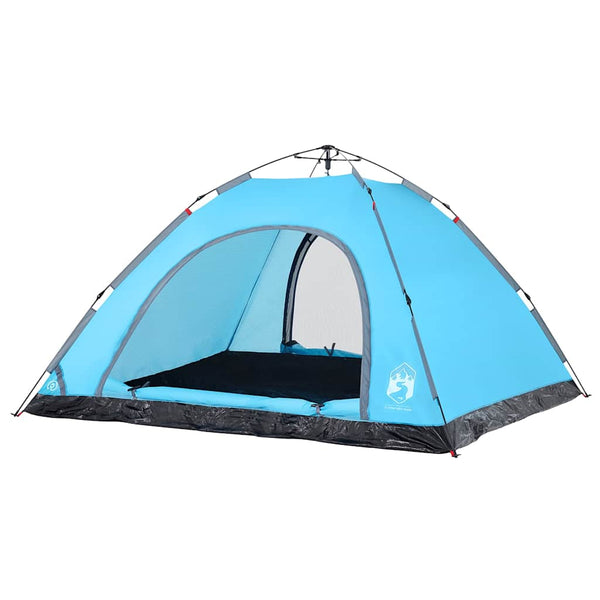 5-Personen Campingzelt Blau Quick Release