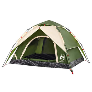 3-Personen Kuppelzelt Grün Quick Release