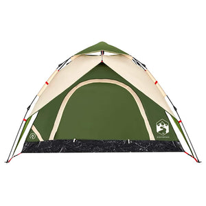 3-Personen Kuppelzelt Grün Quick Release
