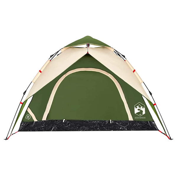 3-Personen Kuppelzelt Grün Quick Release