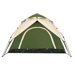 3-Personen Kuppelzelt Grün Quick Release