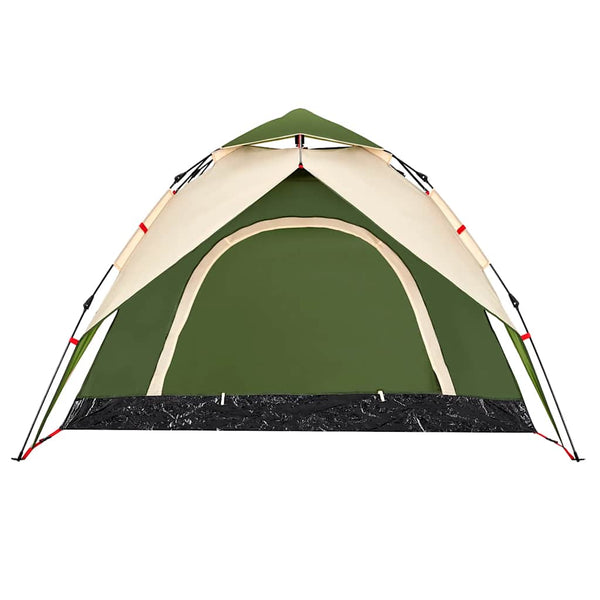 3-Personen Kuppelzelt Grün Quick Release