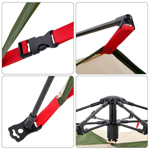 3-Personen Kuppelzelt Grün Quick Release