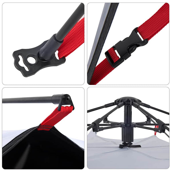 5-Personen Kuppelzelt, Verdunkelt, Quick Release