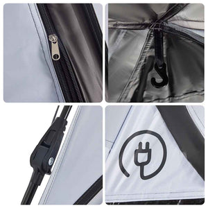 5-Personen Kuppelzelt, Verdunkelt, Quick Release
