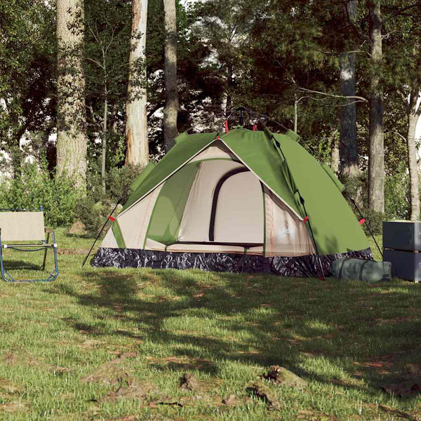 Kuppel-Campingzelt für 2 Personen, Grün