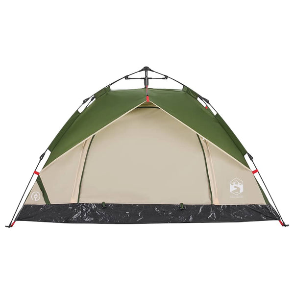 Kuppel-Campingzelt für 2 Personen, Grün