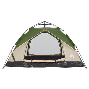 Kuppel-Campingzelt für 2 Personen, Grün