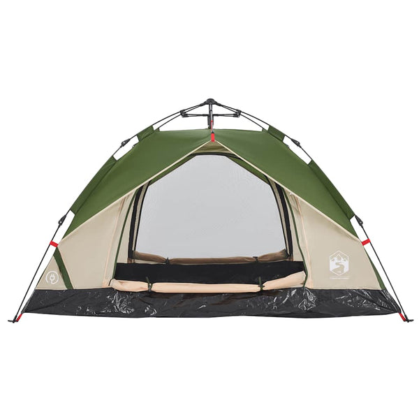 Kuppel-Campingzelt für 2 Personen, Grün