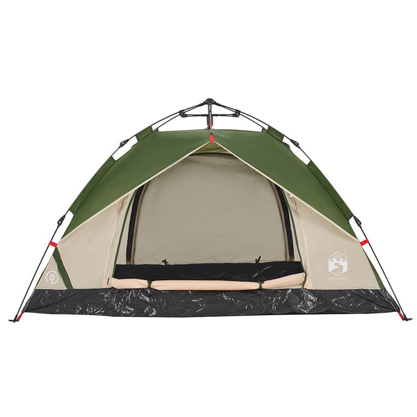 Kuppel-Campingzelt für 2 Personen, Grün