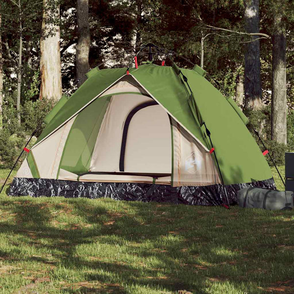 Kuppel-Campingzelt für 2 Personen, Grün
