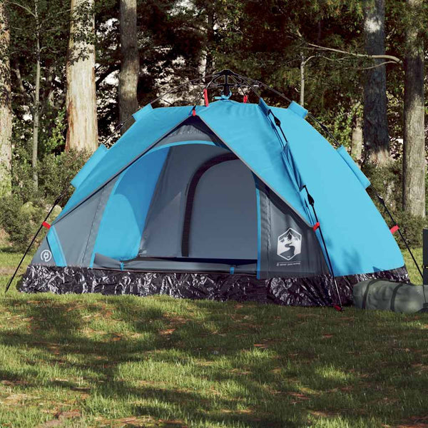 2-Personen Campingzelt Kuppelzelt Blau