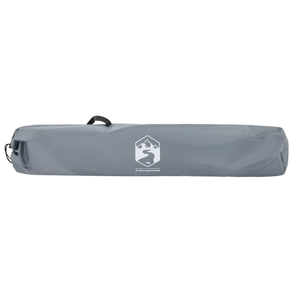 2-Personen Kuppelzelt Grau/Orange Quick Release