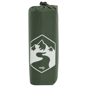 Regenponcho Grün mit Kapuze 2-in-1