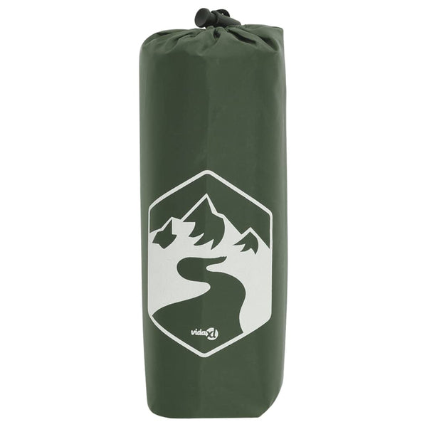 Regenponcho Grün mit Kapuze 2-in-1