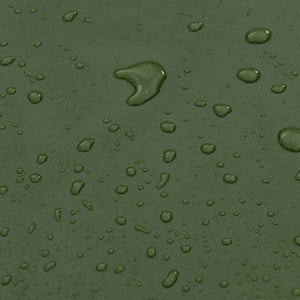 Regenponcho Grün mit Kapuze 2-in-1