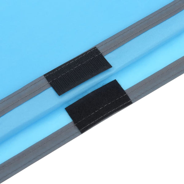 2-in-1 Regenponcho mit Kapuze Blau 223x145 cm