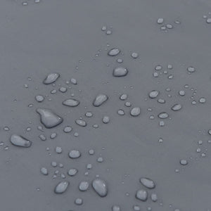 Regenponcho mit Kapuze Grau/Orange 223x145cm
