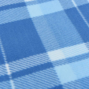 Faltbare Picknickdecke Blau Kariert 200x150cm