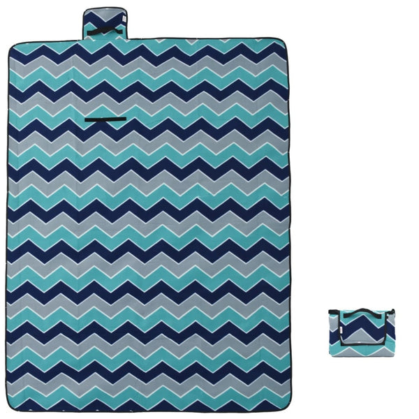 Faltbare Picknickdecke Blau 200x150 cm