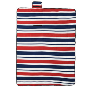 Faltbare Picknickdecke Rot Blau 200x150 cm