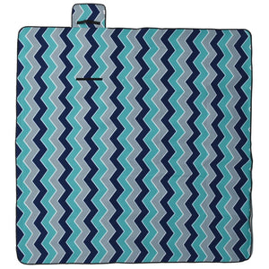 Faltbare Picknickdecke Blau 200x200 cm