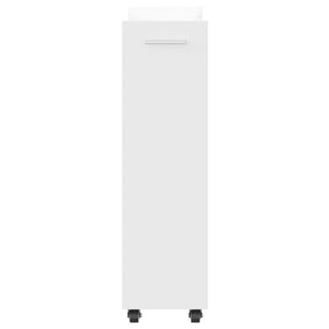 Rollbarer Schrank Weiß 60x22x79 cm