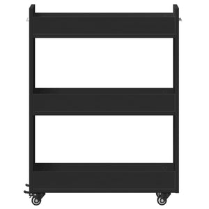 Schwarzer Rollschrank 60x22x79 cm