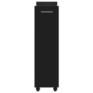 Schwarzer Rollschrank 60x22x79 cm
