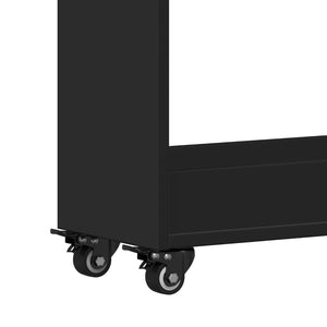 Schwarzer Rollschrank 60x22x79 cm