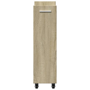 Rollbarer Schrank Sonoma-Eiche 60x22x79 cm