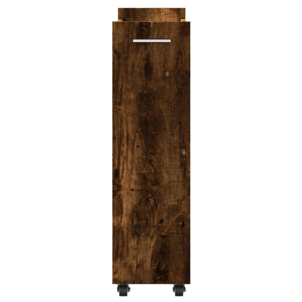 Rollbarer Schrank Räuchereiche 60x22x79 cm