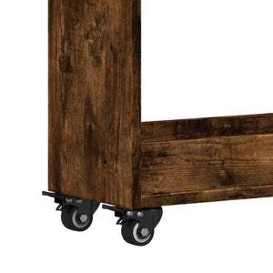 Rollbarer Schrank Räuchereiche 60x22x79 cm