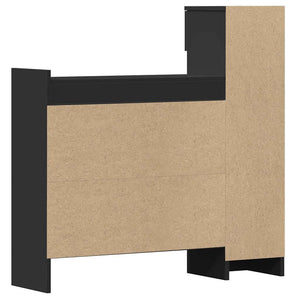Schuhschrank Schwarz 100,5 cm Holzwerkstoff