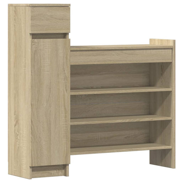 Schuhschrank Sonoma Eiche, 100 cm