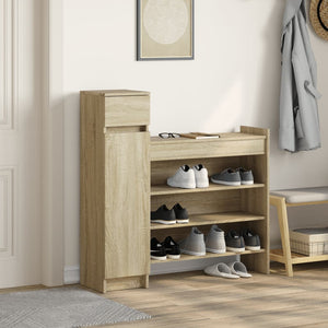 Schuhschrank Sonoma Eiche, 100 cm