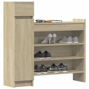 Schuhschrank Sonoma Eiche, 100 cm
