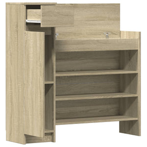 Schuhschrank Sonoma Eiche, 100 cm