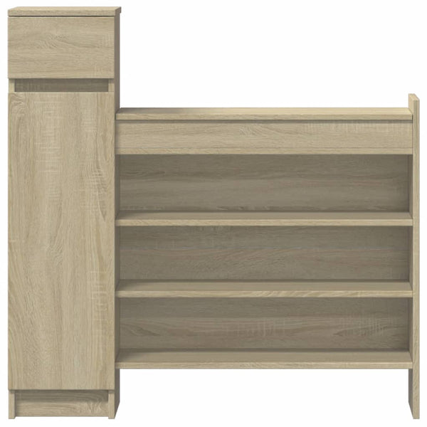 Schuhschrank Sonoma Eiche, 100 cm