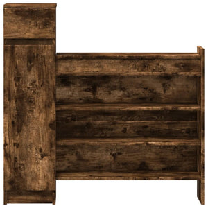 Schuhschrank Räuchereiche Holzwerkstoff