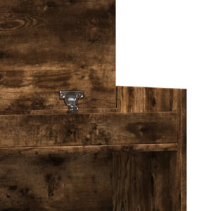 Schuhschrank Räuchereiche Holzwerkstoff