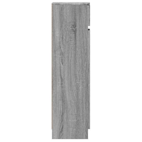 Grauer Schuhschrank Sonoma, 100,5 cm