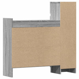 Grauer Schuhschrank Sonoma, 100,5 cm