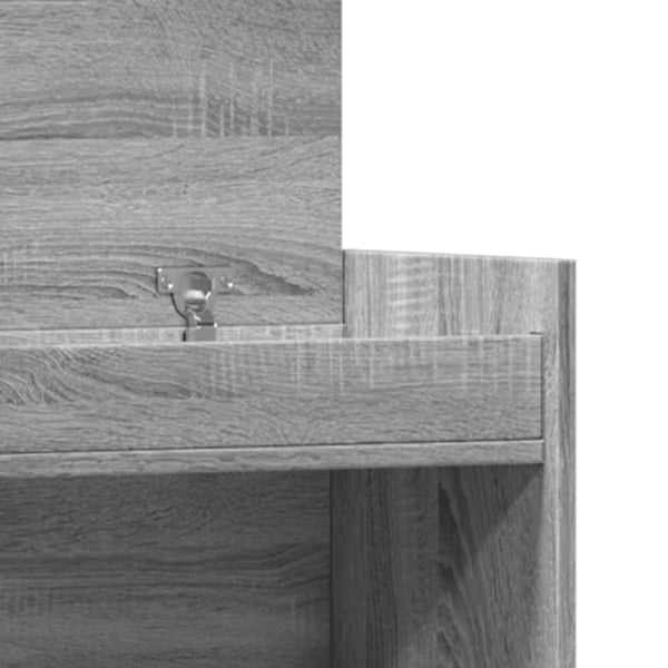 Grauer Schuhschrank Sonoma, 100,5 cm