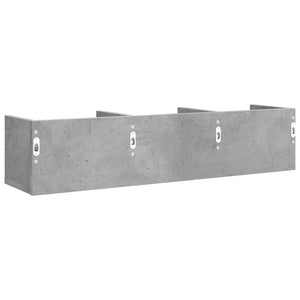 Wandschränke 2er Set Betongrau 75x18x16,5 cm