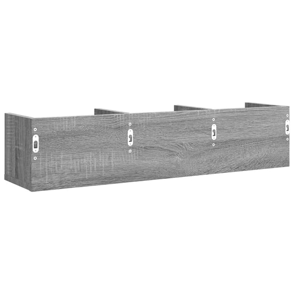 Wandschränke 2er Set Sonoma Eiche 75x18x16,5 cm