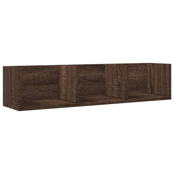 Wandschränke 2er Set Eichenoptik 75x18 cm