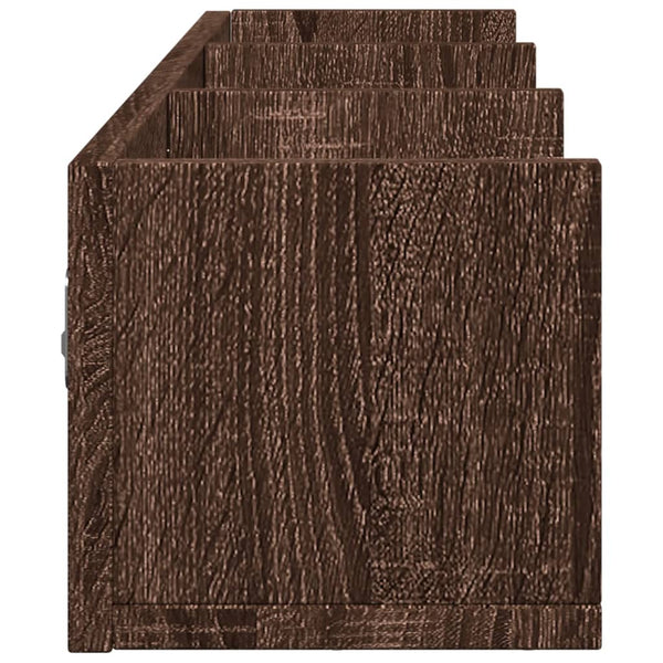 Wandschränke 2er Set Eichenoptik 75x18 cm